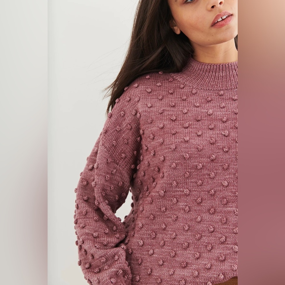Misha Puff Antique Rose Medium